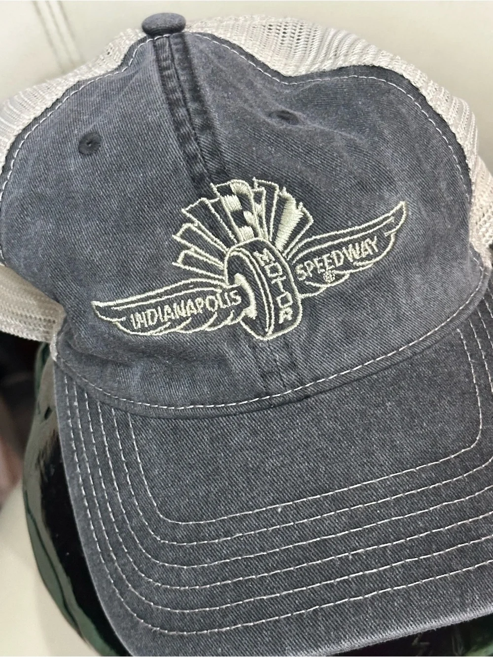 NWOT Indianapolis Speedway Embroidered Trucker Cap